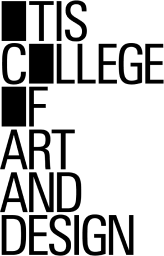 Otis College of Art and Design 竖排文字标识