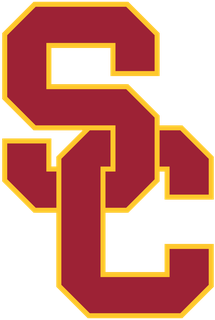 University of Southern California 交错的 SC 标志